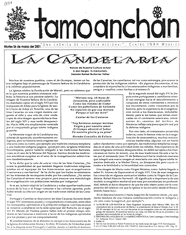 Tamoanchan. 2001-03-06 (2001)