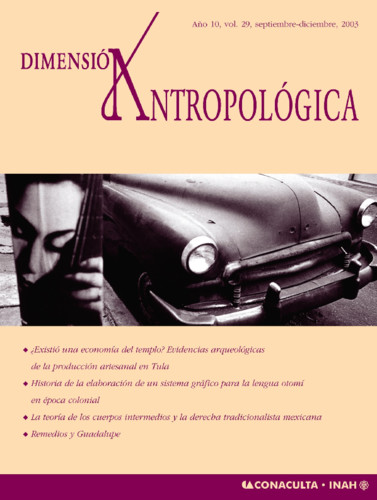 Dimensión Antropológica Vol. 29 (2003)